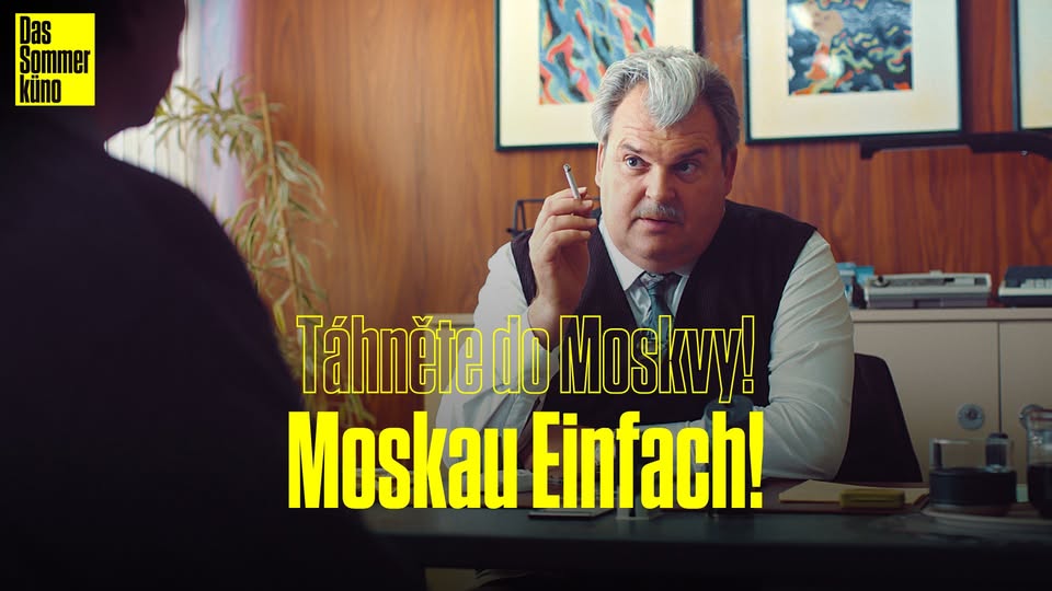 🎬 Letní kino na Pragovce – Das Sommerkino: MOSKAU EINFACH! | Táhněte do Moskvy!