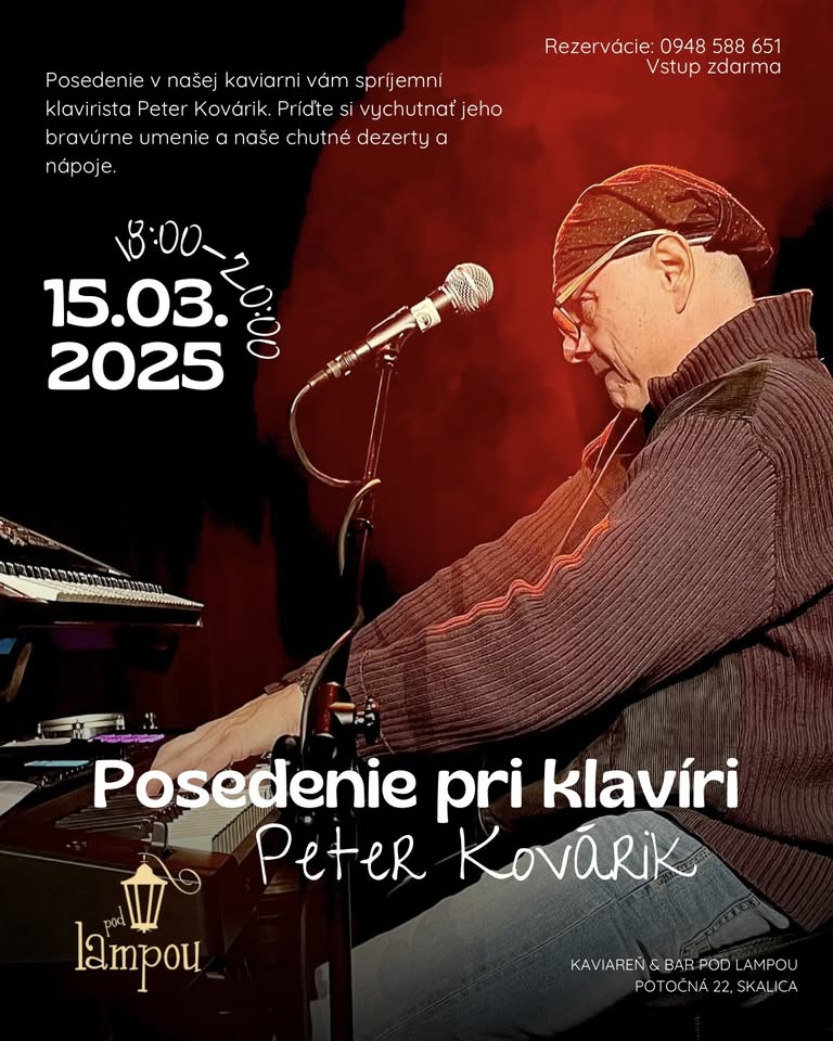 Posedenie pri klavíri - Peter Kovárik