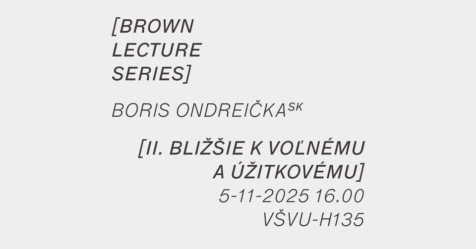 Boris Ondreička: II. Bližšie k voľnému a úžitkovému