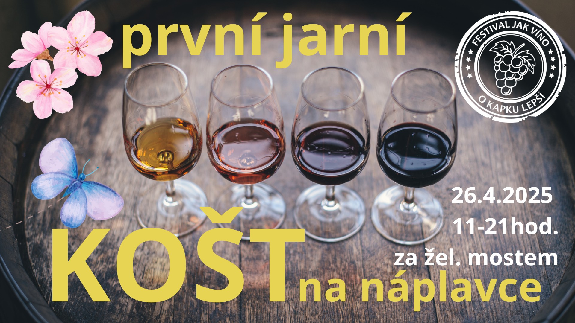 První jarní košt na náplavce (vítání jara)