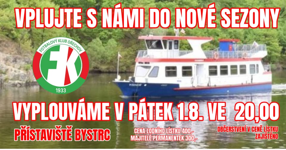 Parník s FK Ořechov