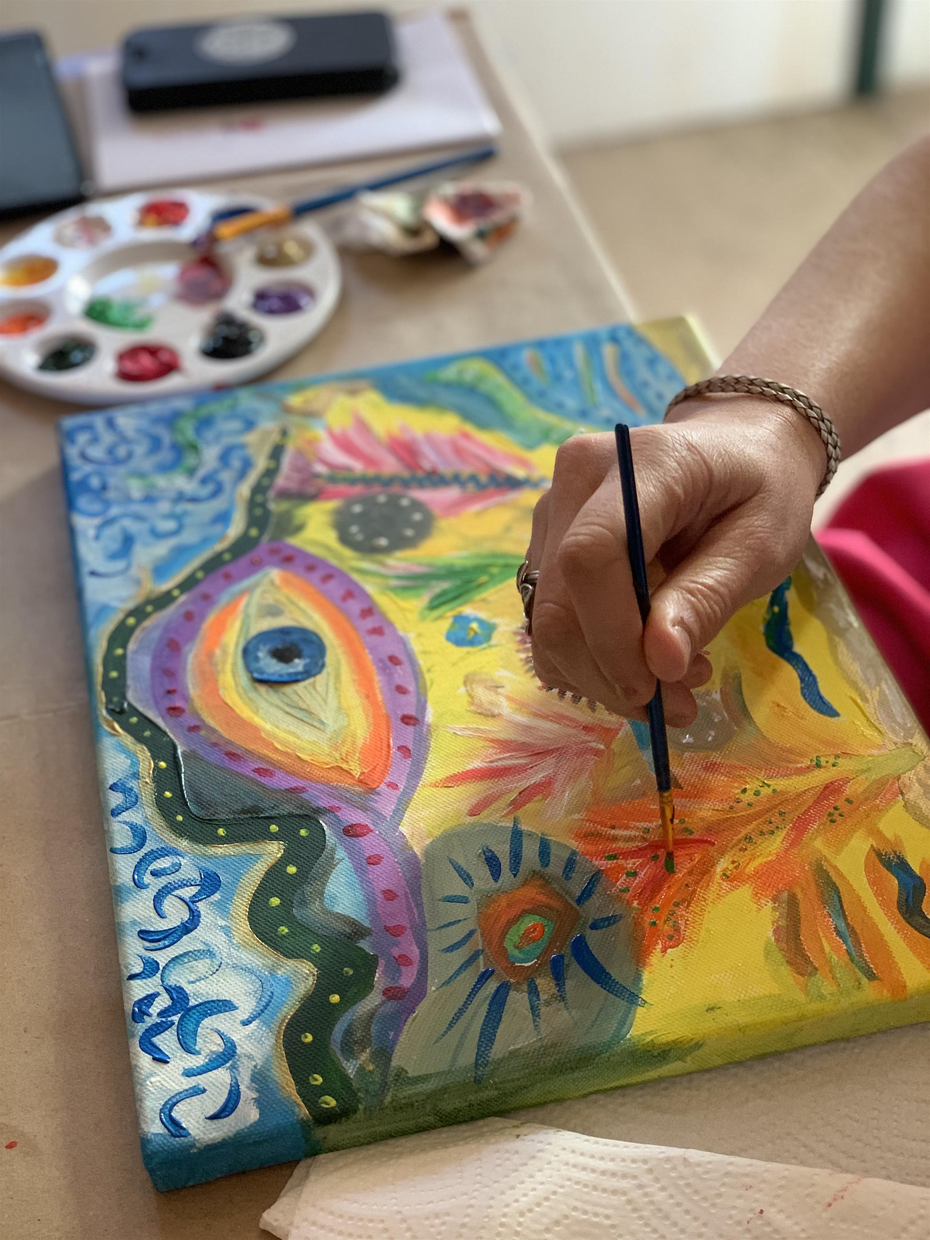 ACRYLIC EXPLORATION course for beginners - 6 sessions