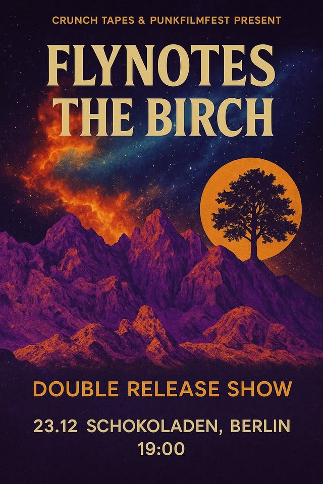Double release show: FLYNOTES (psych, post-rock, stoner) + THE BIRCH (stoner, psych)