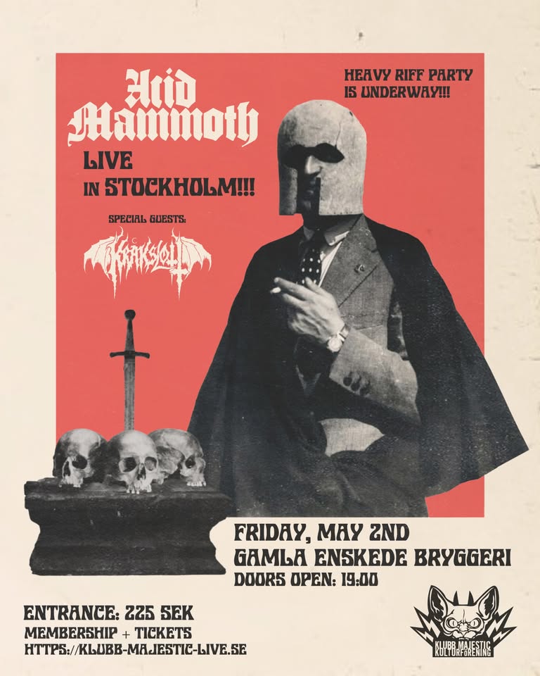 Acid Mammoth + Kråkslott live at Gamla Enskede Bryggeri