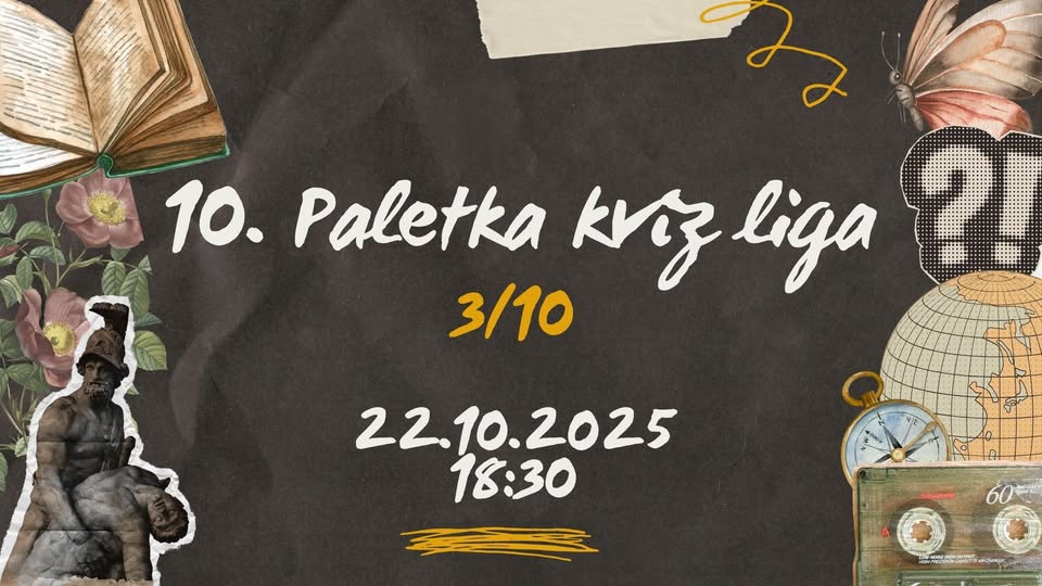 10. Paletka kvíz liga - kolo 3/10