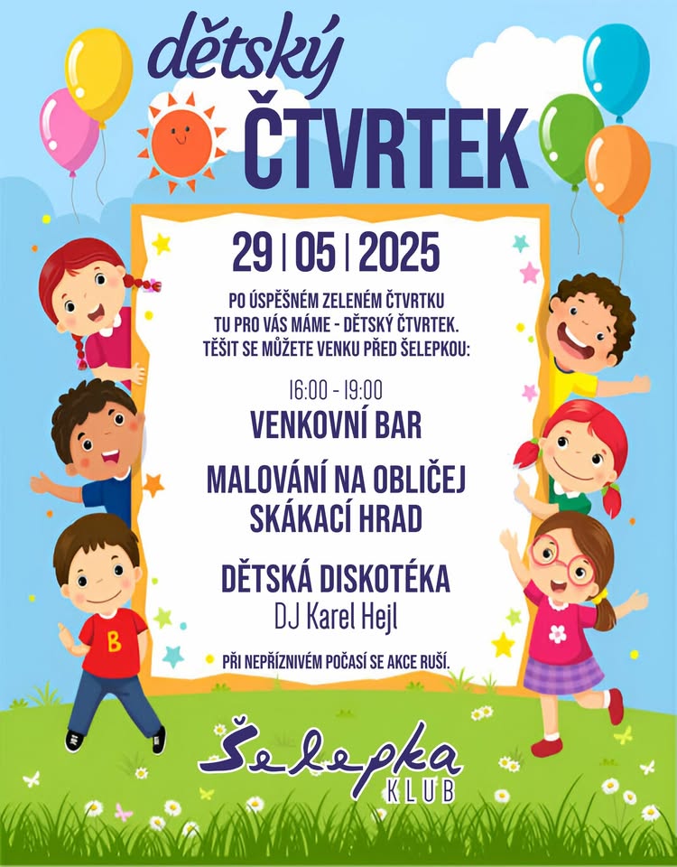 DĚTSKÝ ČTVRTEK na Šelepce ► Šelepka - Brno