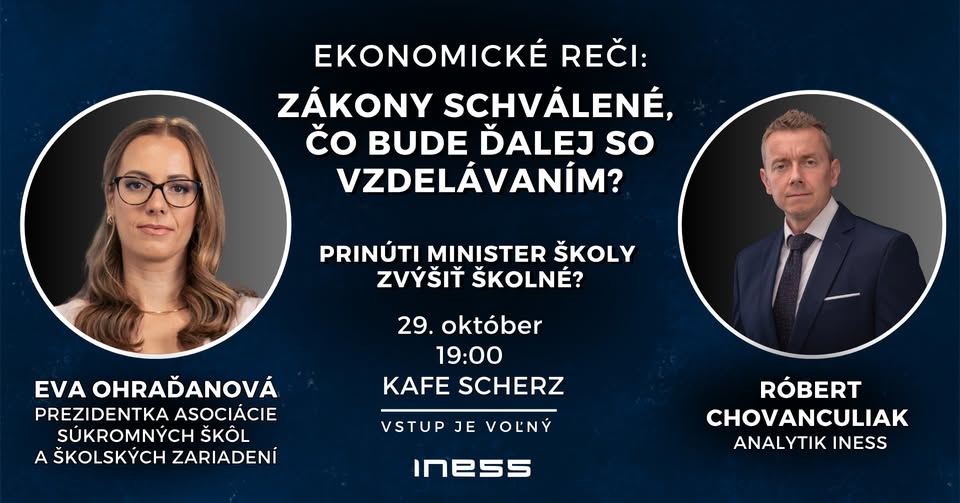 Ekonomické reči: Zákony schválené, čo bude ďalej so vzdelávaním?