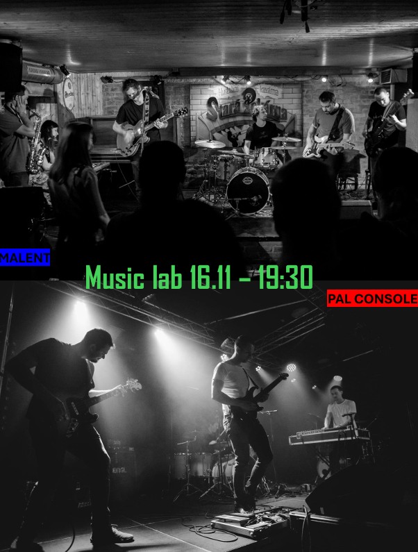 !!! ZRUŠENO z duvodu nemoci !!! = Dvojkoncert Malent + Pal Console s vizuální projekcí