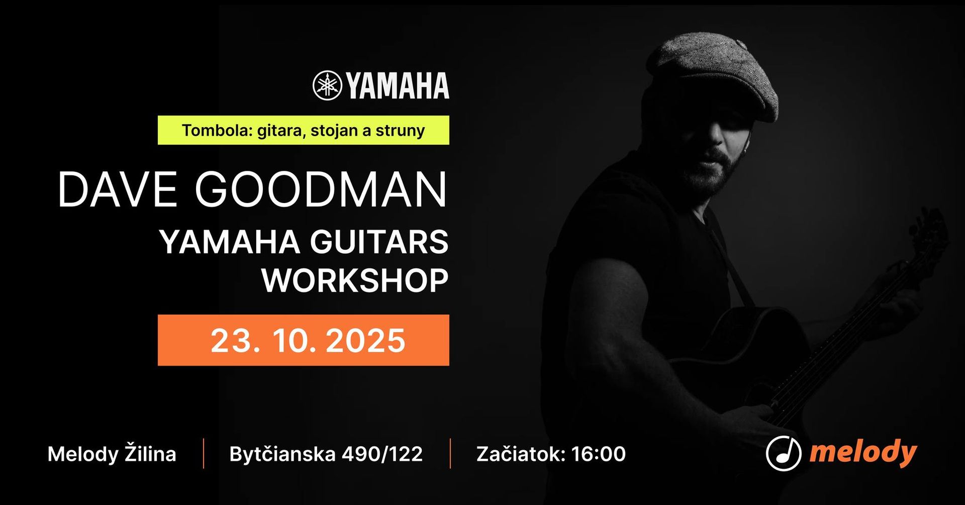 Dave Goodman – Gitara bez hraníc (Workshop & Koncert)