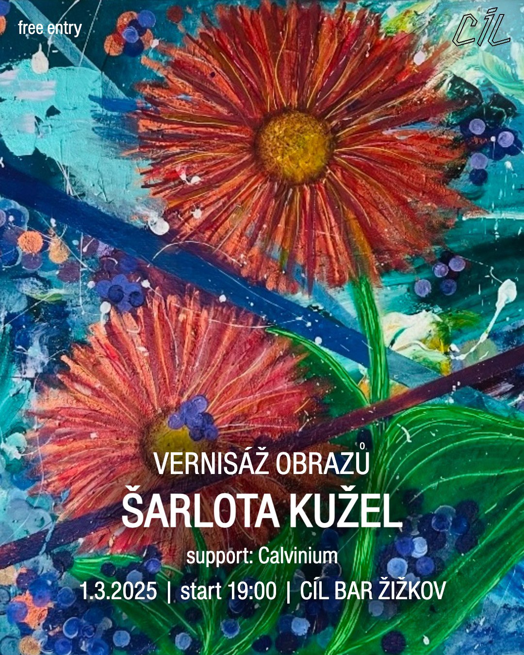 ŠARLOTA KUŽEL | vernisáž obrazů