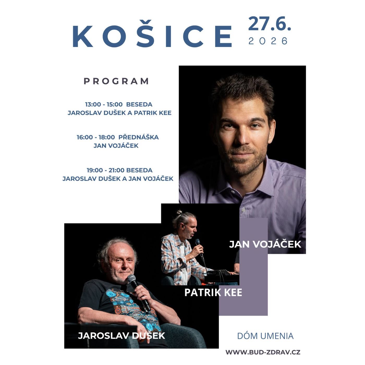 Celodenní Setkání s Jaroslavem Duškem a Janem Vojáčkem - Košice