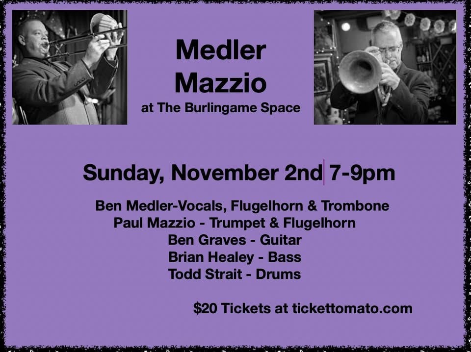 Medler Mazzio Quintet at the Burlingame Space