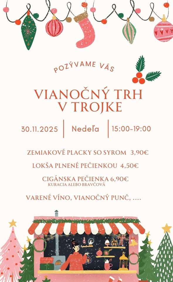 Vianočný trh v Trojke