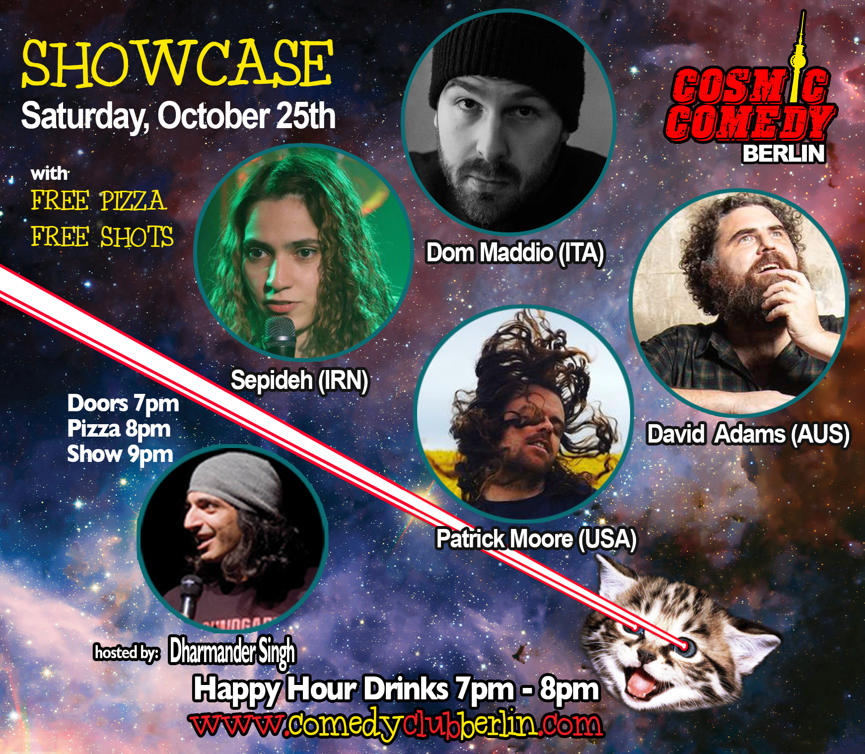 Cosmic Comedy Berlin SHOWCASE SATURDAY