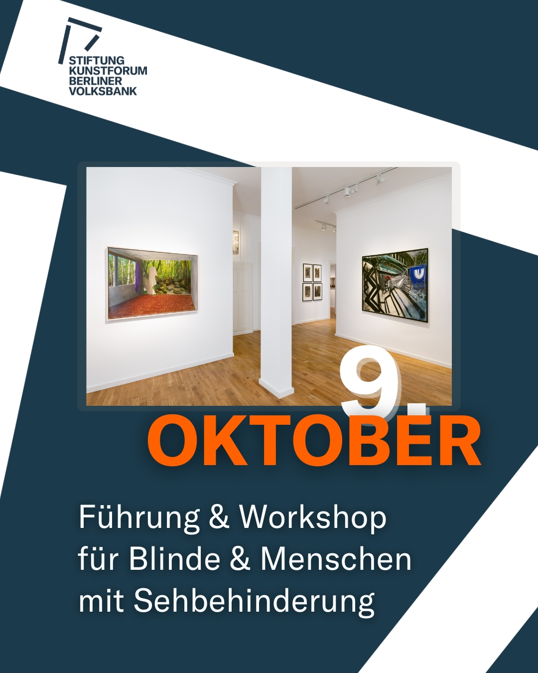Kunstführung mit Kreativ-Workshop für Blinde und Menschen mit Sehbehinderung