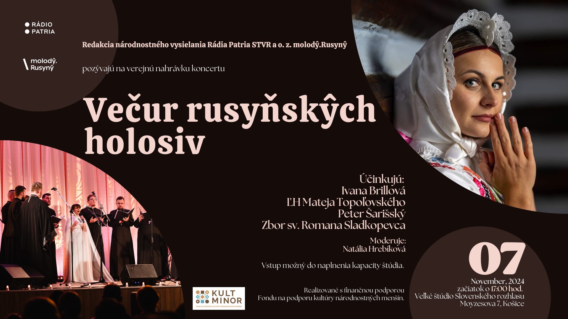 Koncert Večur rusyňskŷch holosiv v Košŷcach