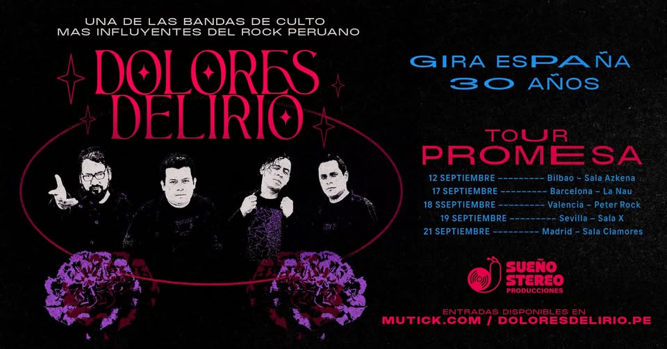 🌑 Dolores Delirio - Gira 30 años en Barcelona