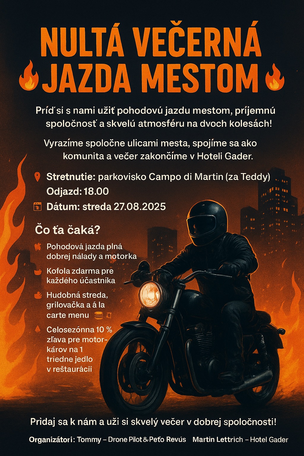 Nultá večerná jazda mestom