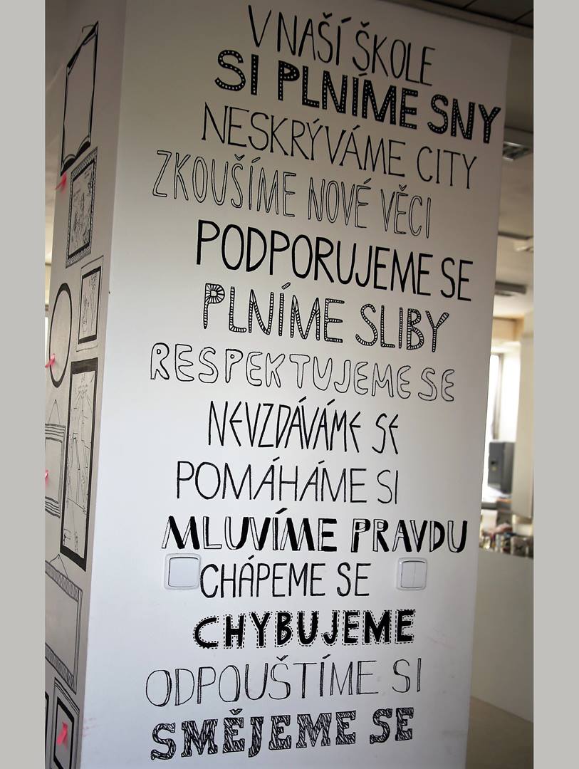VERNISÁŽ projektového týdne SVOBODA NÁS SPOJUJE.