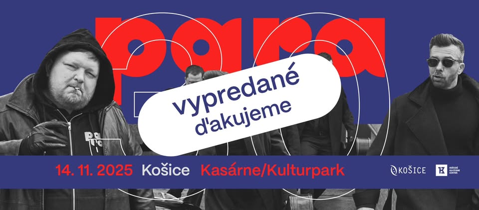 Pridaný koncert k 30. výročiu Pary v rámci špeciálneho limitovaného turné.