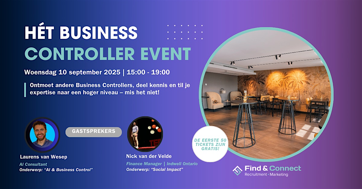 Hét Business Controllers Event - De Toekomst van Business Controlling