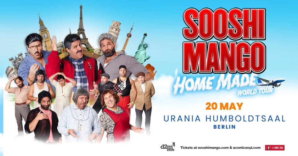 Sooshi Mango / 20 May 2026 / Urania Humboldt-Saal, Berlin