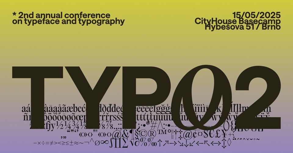 Brno Typo 2 — typography conference