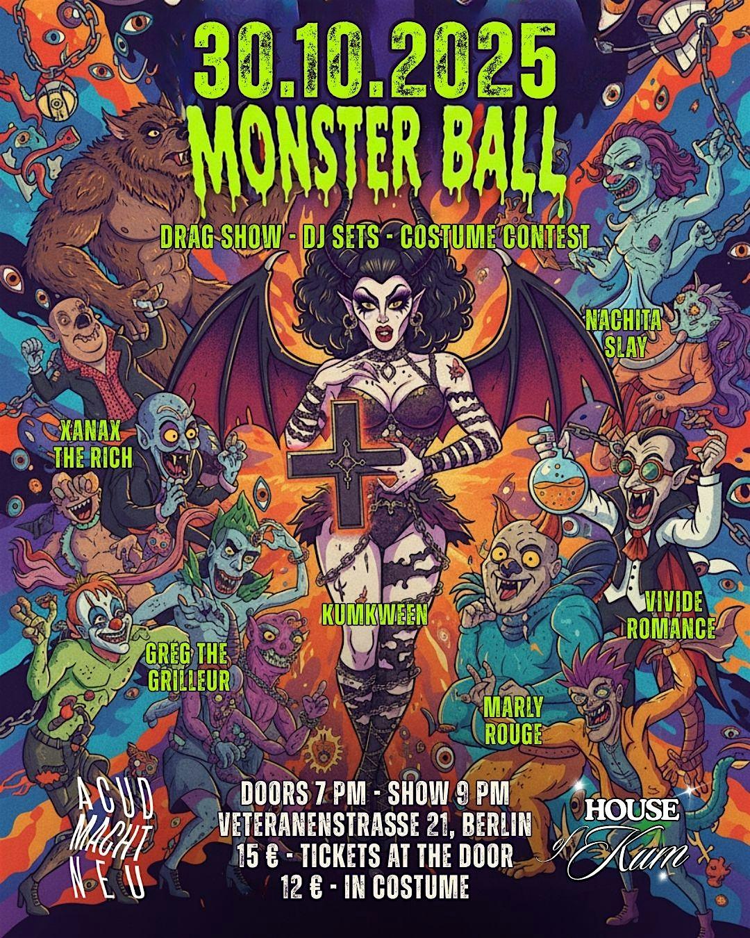 Halloween Monster Ball - Drag Show - DJ sets - Costume Contest