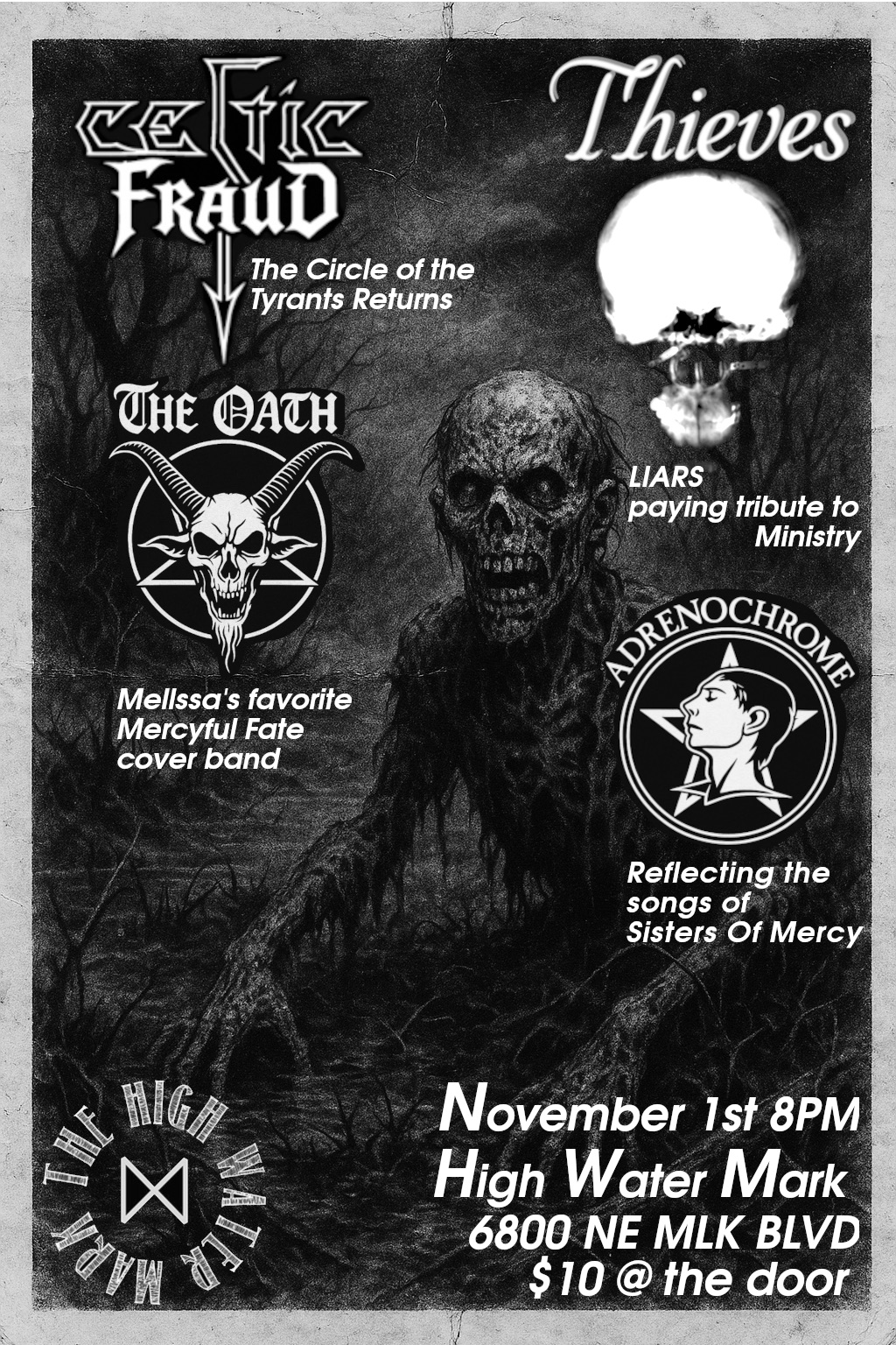 CELTIC FRAUD, THIEVES, THE OATH, ADRENOCHROME at High Water Mark