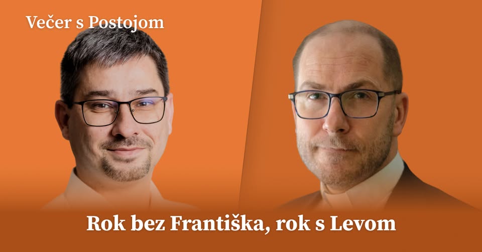 Večer s Postojom v Bratislave / Rok bez Františka, rok s Levom
