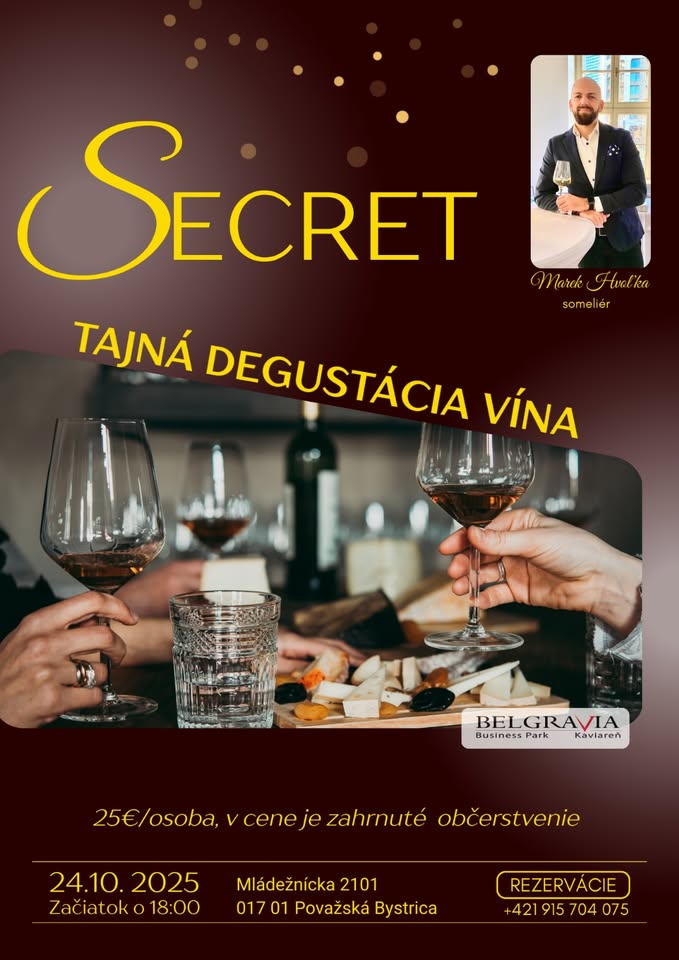 SECRET – Tajná degustácia vína🍷