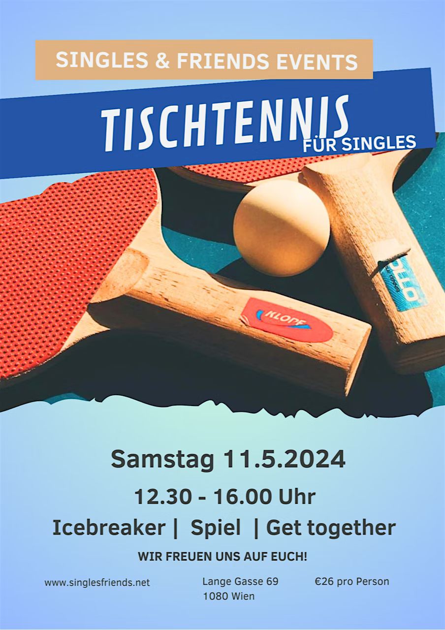 Tischtennis für Singles