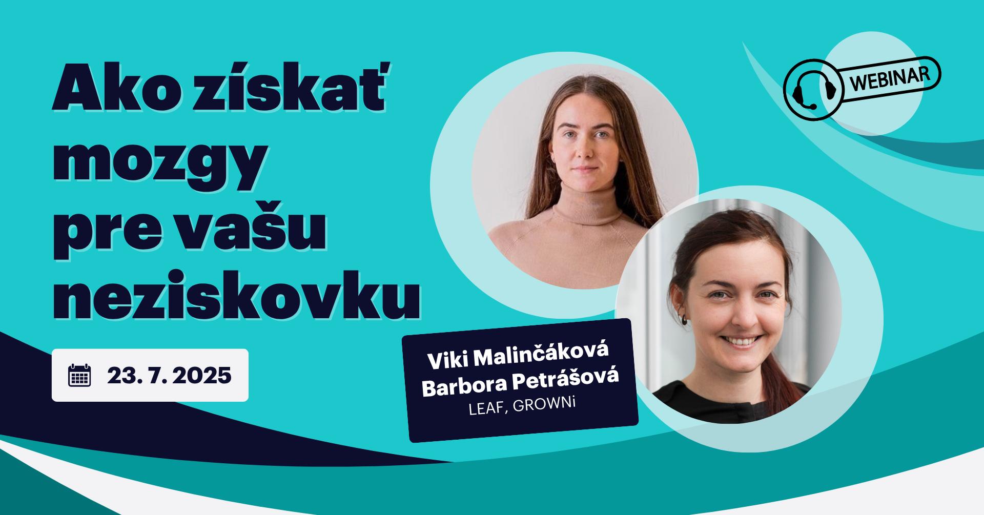 Ako získať mozgy pre vašu neziskovku | Bezplatný online webinár