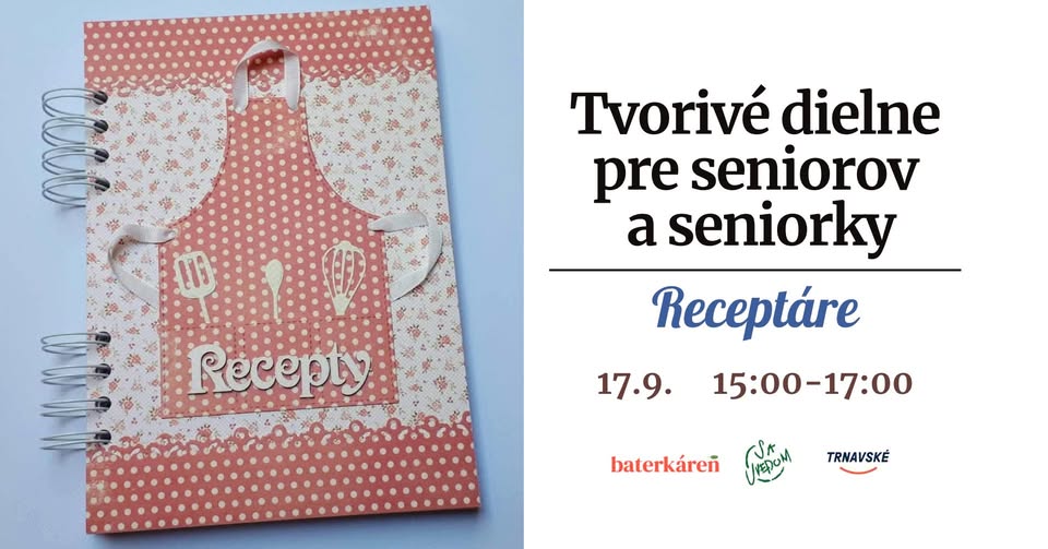 Tvorivé dielne pre seniorov a seniorky 17.9.