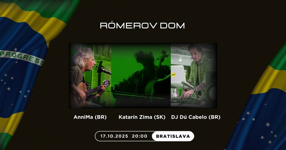 🇧🇷 Bossa Nova & Beats v Rómerovom dome |  AnniMa X Katarín Zima X DJ Dú Cabelo
