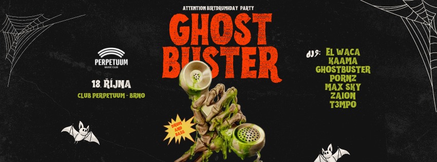 D&B - Ghostbuster's birthday - club Perpetuum - 18.10