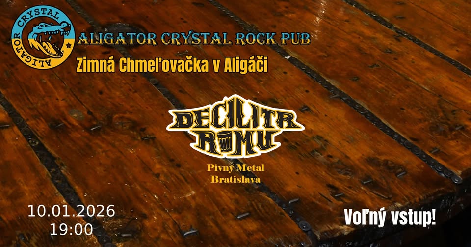 Zimná Chmeľovačka v Aligáči - Decilitr Rumu
