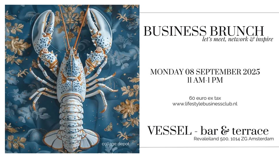 Business Brunch Vessel Amsterdam