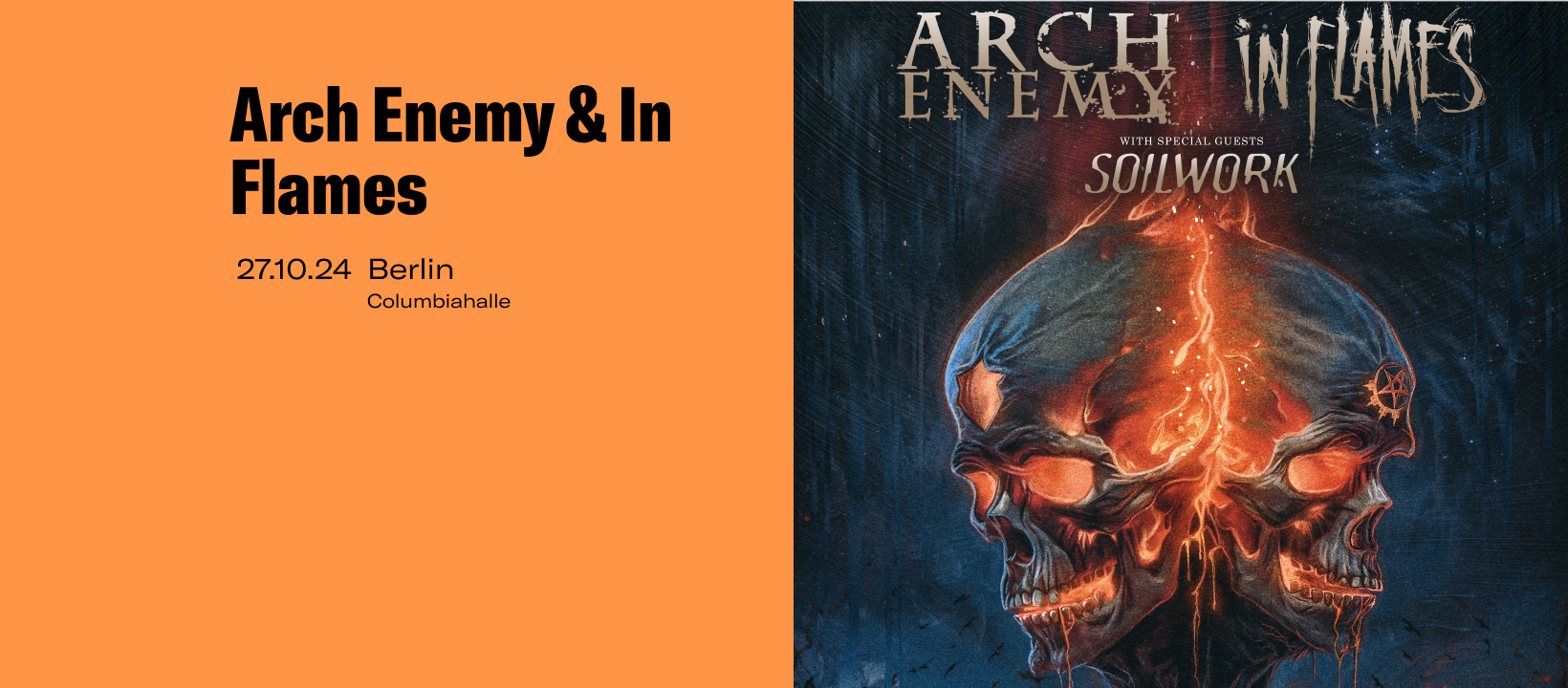 Arch Enemy & In Flames • Berlin • UFO im Velodrom (hochverlegt)