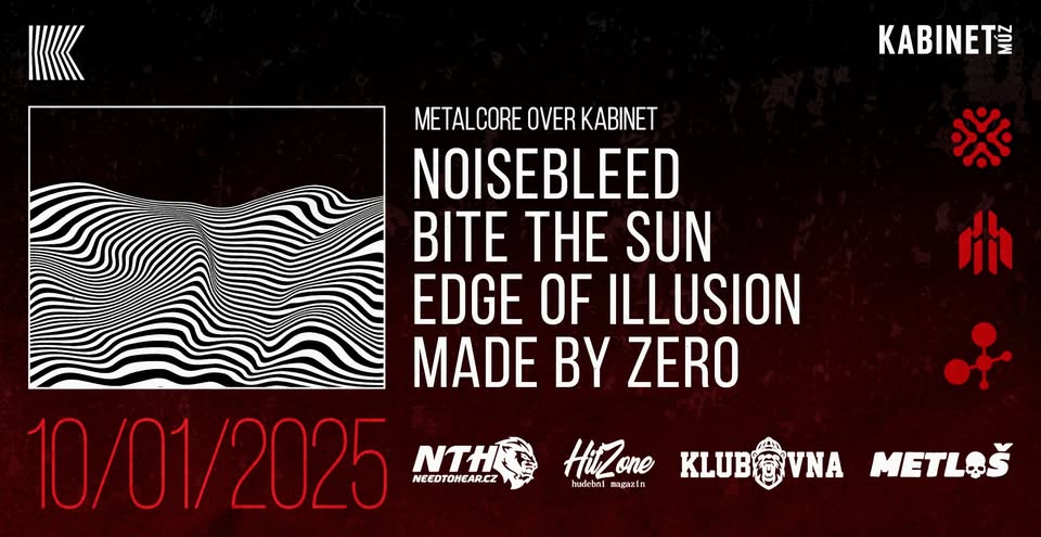 METALCORE OVER KABINET // Noisebleed • Bite The Sun • Edge Of Illusion • Made By Zero