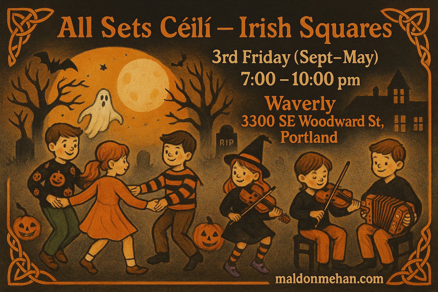 3rd Friday Céilí Dance 🎃 Bronnie Griffin & Preston Howard Wilde