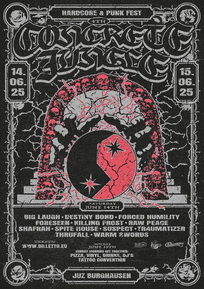 CONCRETE JUNGLE #4 - D.I.Y. HARDCORE & PUNK FEST