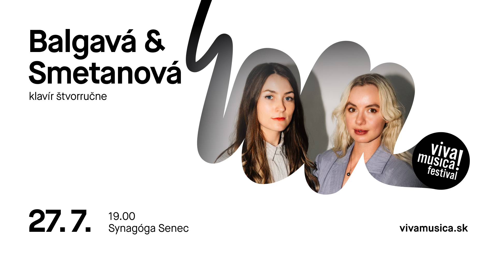 Viva Musica! | Balgavá & Smetanová – klavír štvorručne – Synagóga Senec