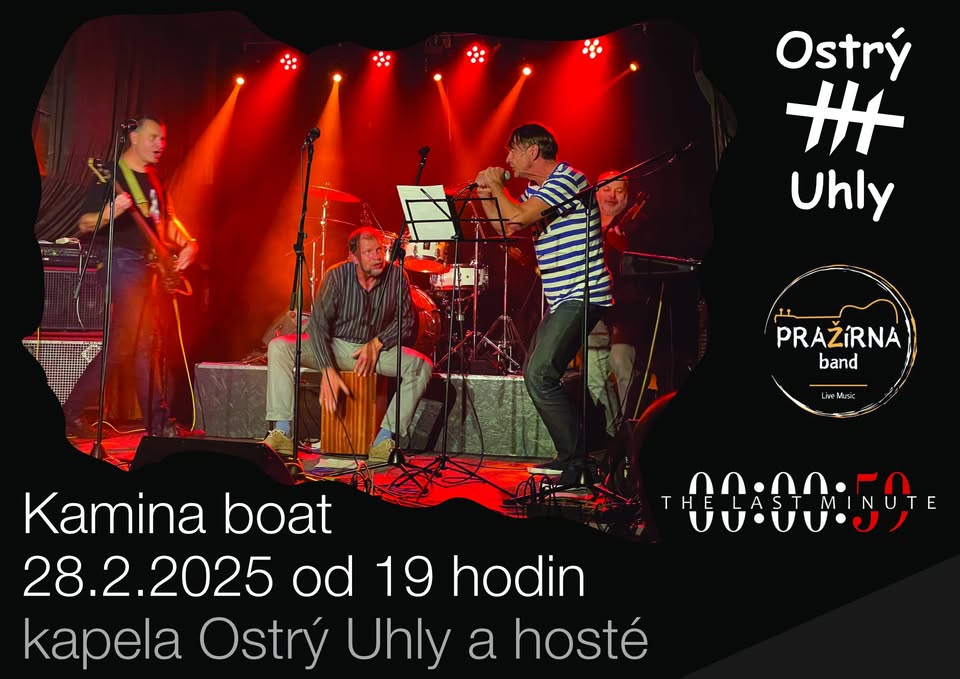 Ostrý Uhly a hosté na Kamina Boat