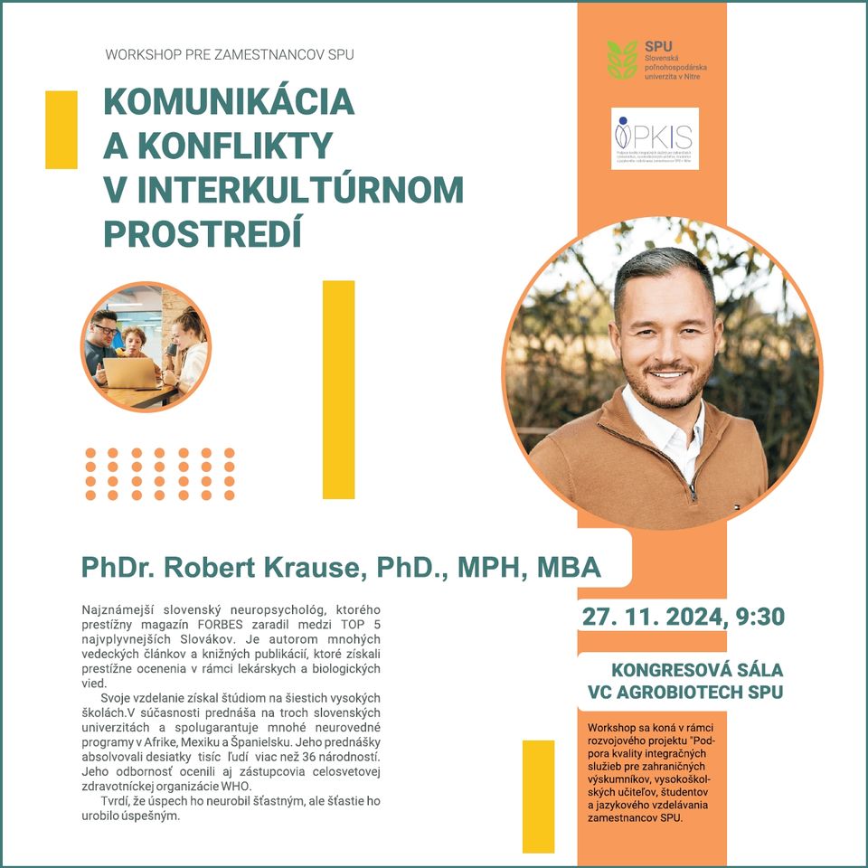 KOMUNIKÁCIA A KONFLIKTY V INTERKULTÚRNOM PROSTREDÍ
