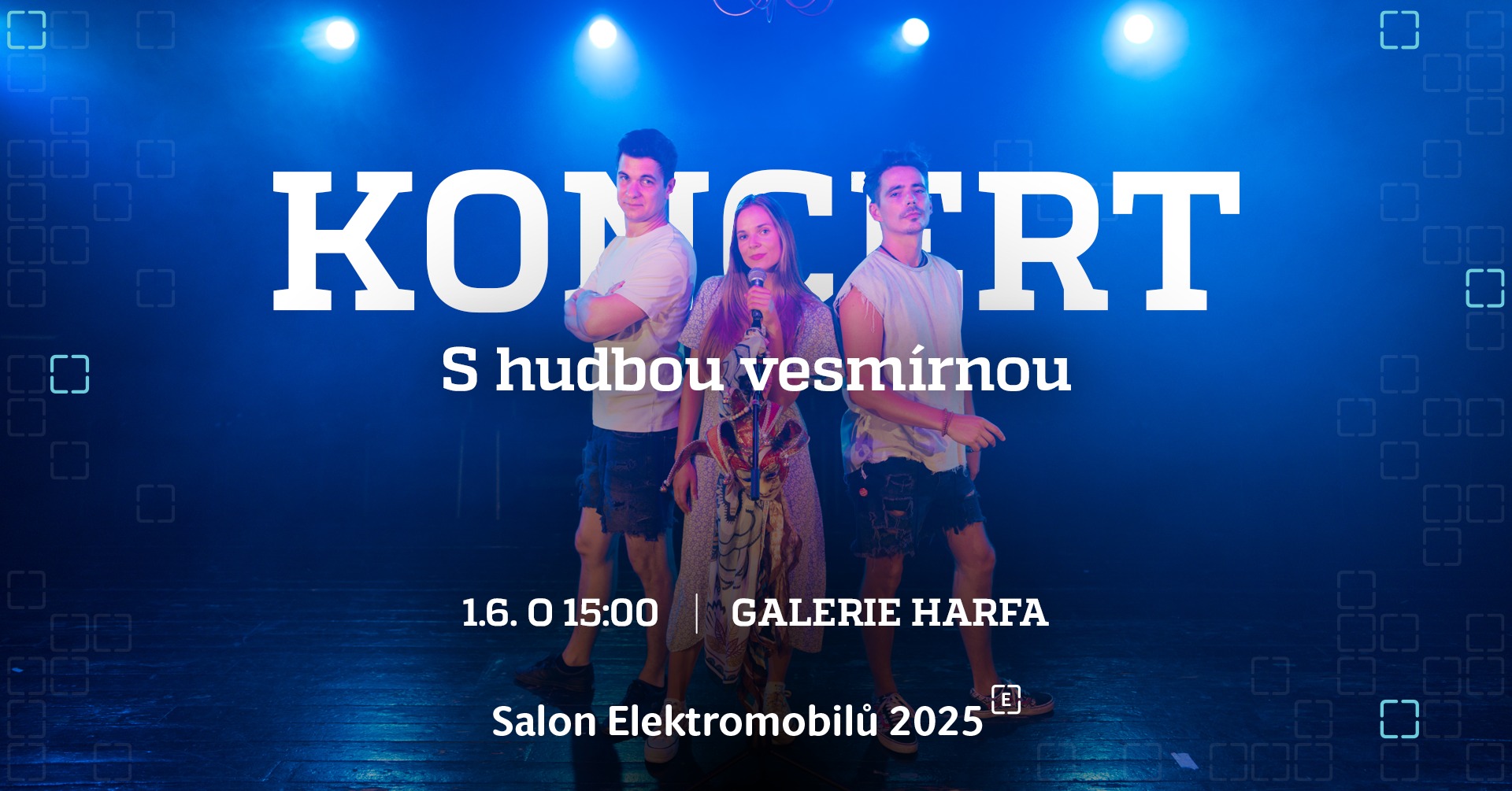 🎶 Koncert S hudbou vesmírnou – Salon Elektromobilů 2025 Praha