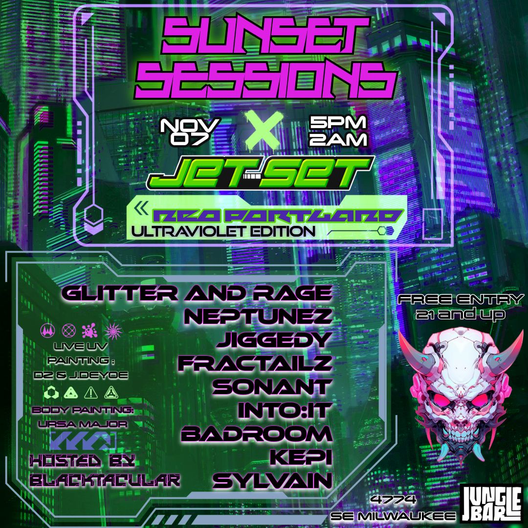 ⚡️ SUNSET SESSIONS x JETSET: ULTRAVIOLET EDITION ⚡️