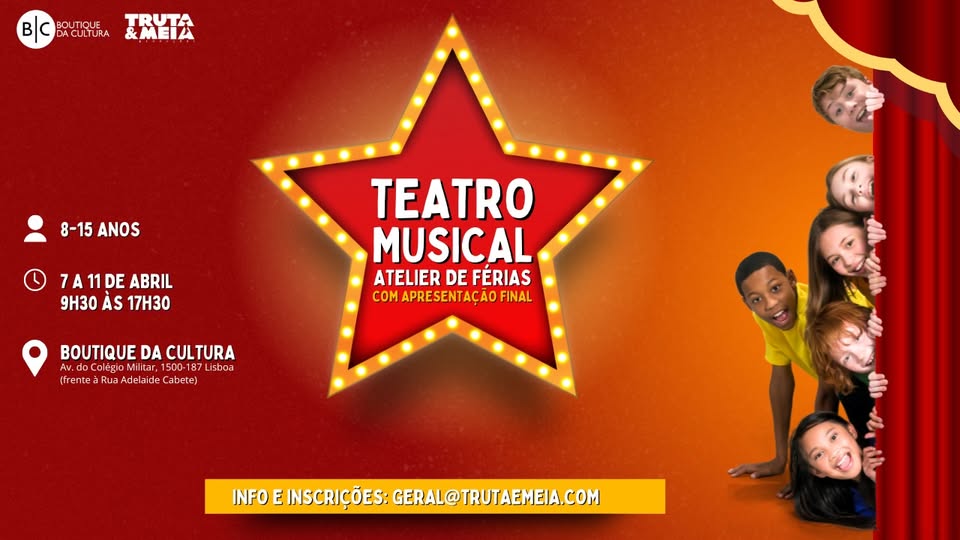 ATL FÉRIAS DE PÁSCOA - TEATRO MUSICAL