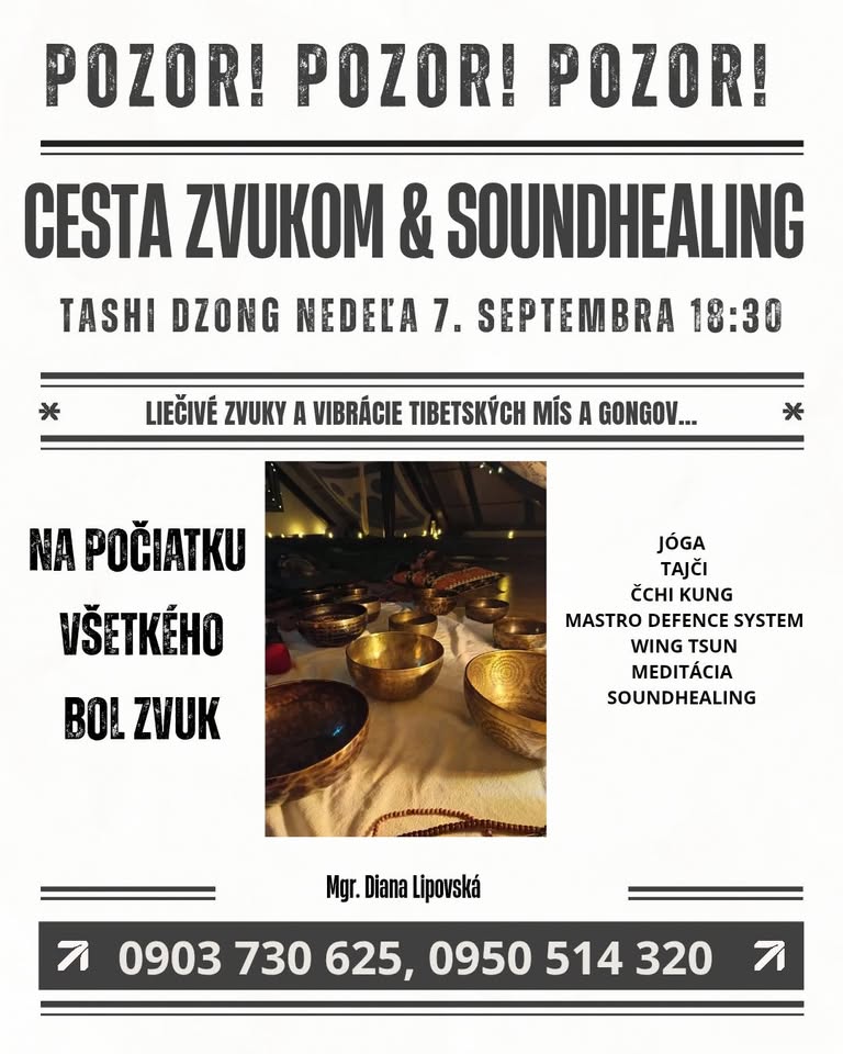 Liečivá cesta zvukom & Soundhealing