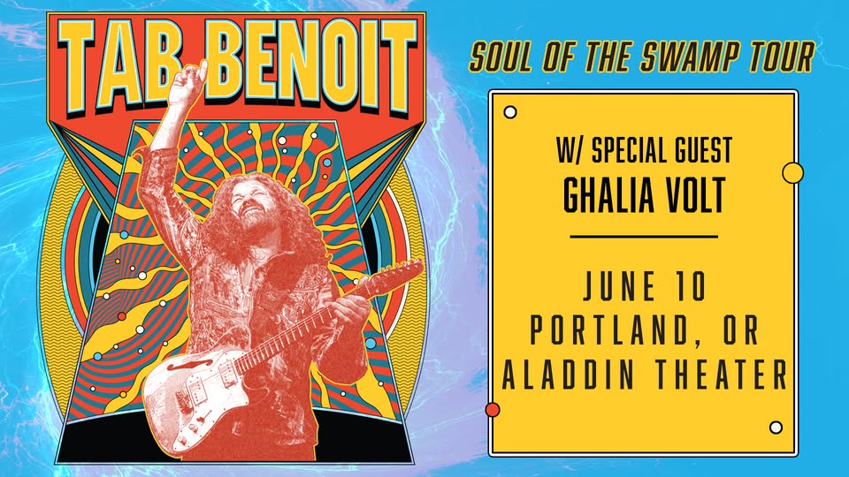 Tab Benoit w/ Ghalia Volt - Soul of the Swamp Tour at Aladdin Theater